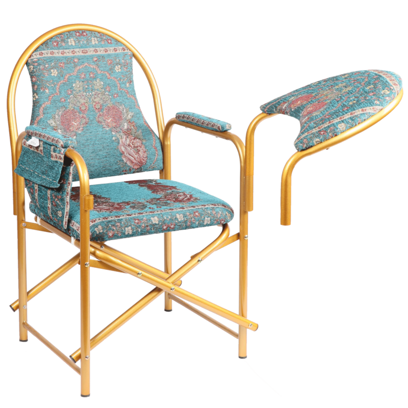 Premium Namaz Chair with Foldable Writing Pad & Side Bag - Image 2