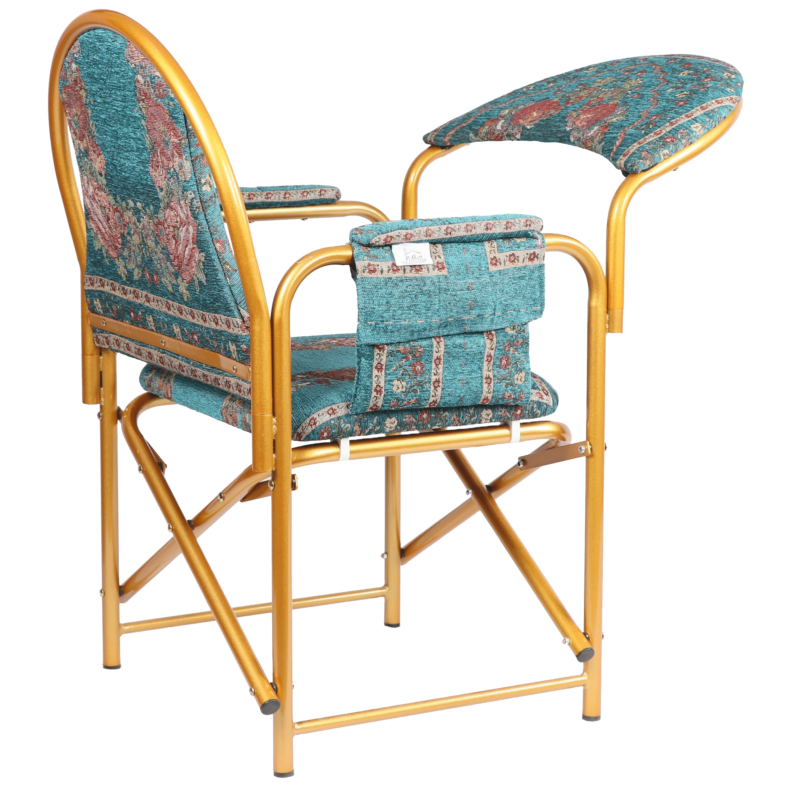 Premium Namaz Chair with Foldable Writing Pad & Side Bag - Image 4